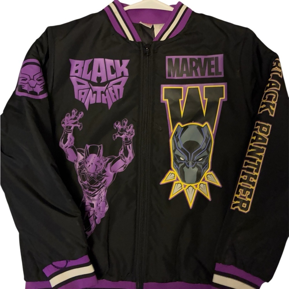 Avenger Jacket with Purple and Black Accents